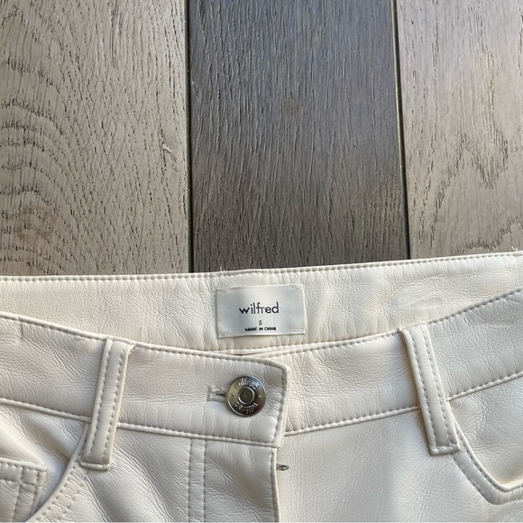 Wilfred Cream High-Waisted Pants - Picture 2 of 7